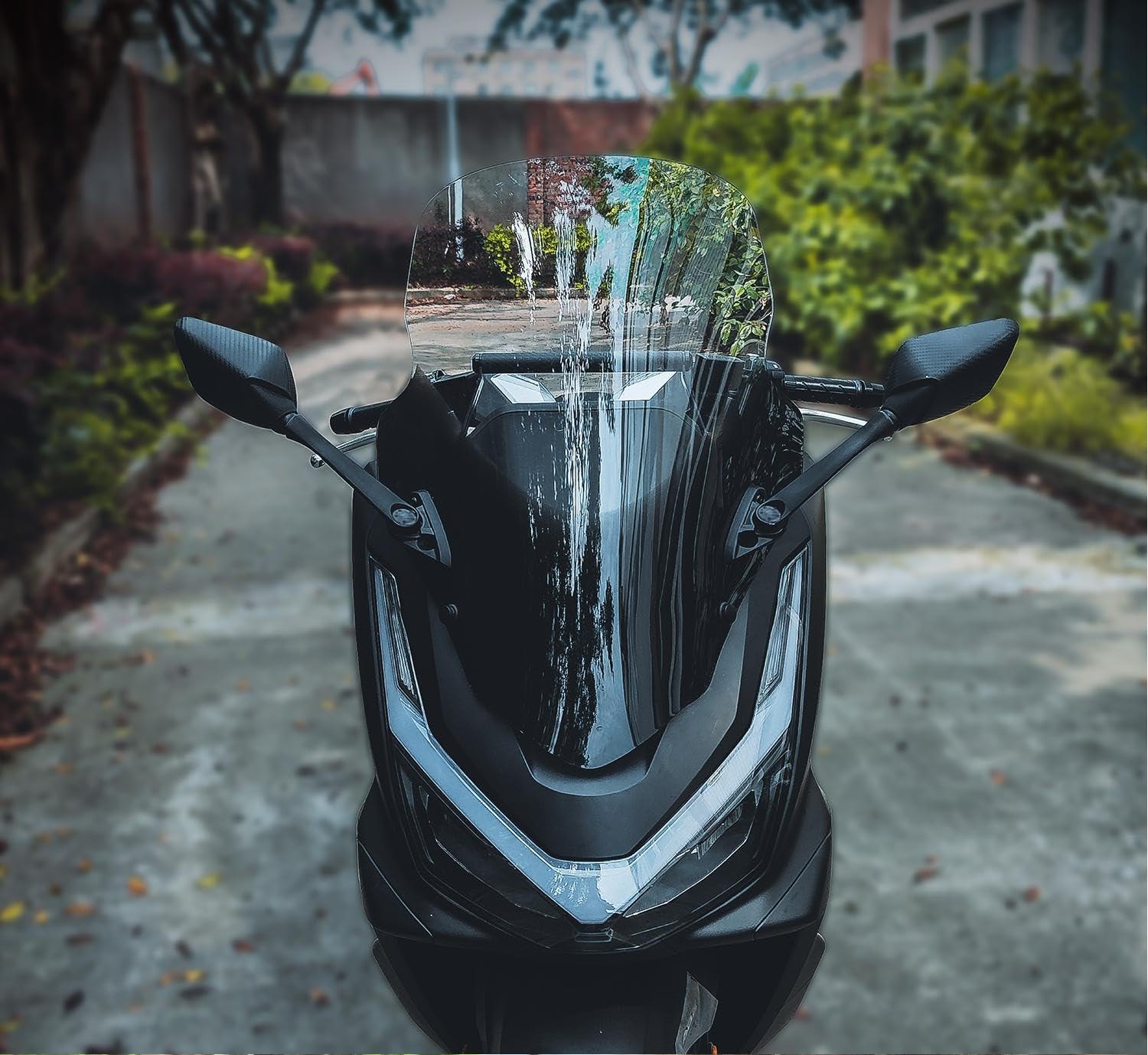 Amazon | Entrotech PCX125 PCX160 2025 ウインドシールド フロント